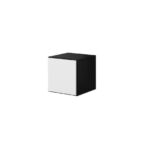 Cama full storage cabinet ROCO RO5 37/37/39 black/black/white