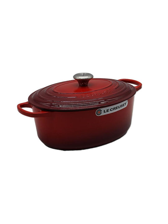 fixedratio_20240826143334_le_creuset_signature_gastra_oval_apo_alouminio_21178400602430.jpeg Le Creuset Signature Roaster oval 40cm cherry red (21178400602430) - Image 1