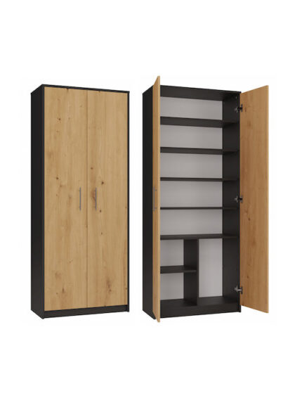 Topeshop OLIV 2D ANT/ART KPL office bookcase