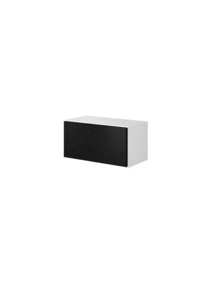 Cama full storage cabinet ROCO RO3 75/37/39 white/white/black