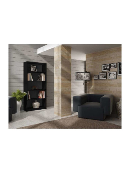 Topeshop R80 CZERŃ office bookcase