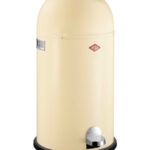 WESCO Kickmaster Soft Trash Bin almond