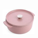 KitchenAid Bräter mit Deckel Gusseisen 26cm, rosa
