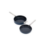 Joseph Joseph Space Fold.Handle Cera.N/S 2pc Blue Frying Pan Set