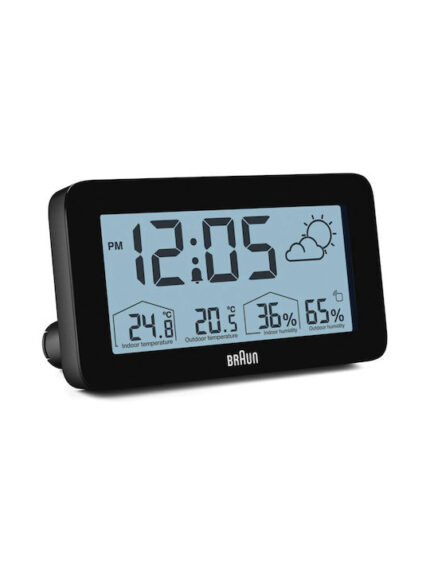 Braun BC 13 BP DCF Radio Weather Station black