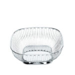 Alessi 845 Square Wire Basket Stainless Steel