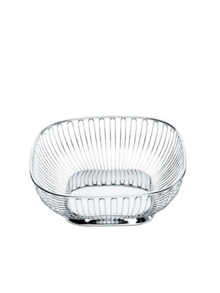 Alessi 845 Square Wire Basket Stainless Steel