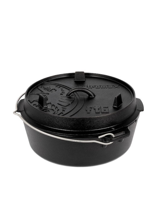 fixedratio_20250619165219_petromax_gastra_strogyli_mantemenia_36_5x36_5cm_ft6_t.jpeg Petromax Dutch Oven ft 6 without feet - Image 1