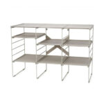 Joseph Joseph Level Plus Large Adjustable Ecru Shoe Rack