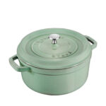 Staub La Cocotte 24cm round Sage Green, Cast Iron