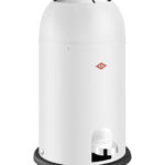 WESCO Kickmaster Junior Trash Can white matt