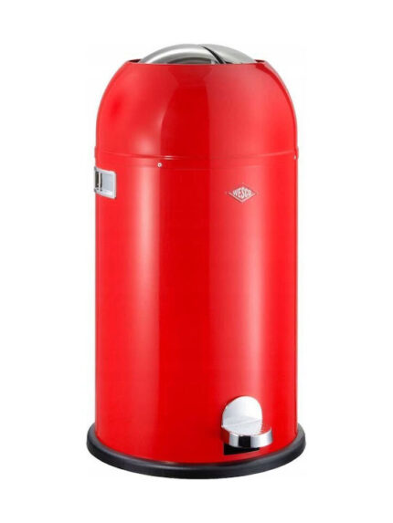 WESCO Kickmaster Soft Trash Bin red