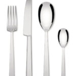 Alessi Asta cutlery set 24 pcs. silver