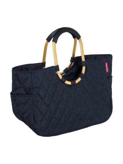 Reisenthel Loopshopper L rhombus midnight gold