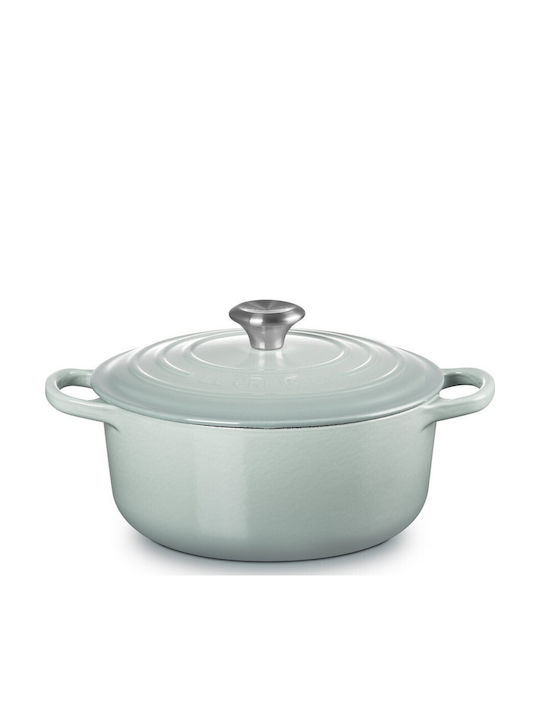 fixedratio_20260206163047_le_creuset_signature_21177207174430.jpeg Le Creuset Signature Casserole round 20 cm sea salt - Image 1