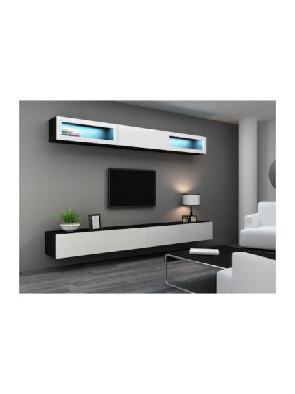 Cama Cabinet VIGO  90  full 90/35/32 black/white gloss