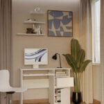 PORTO Desk Right White