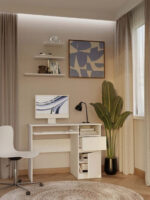 PORTO Desk Right White