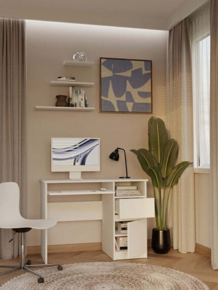 PORTO Desk Right White