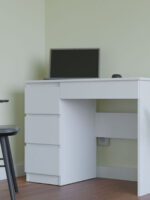 Desk Mijas left White matt