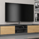Topeshop RTV 140 ANTR/ARTIS TV stand/entertainment centre 2 shelves