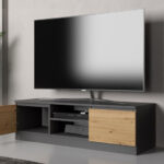Topeshop RTV 120 ANTR/ARTIS TV stand/entertainment centre 2 shelves