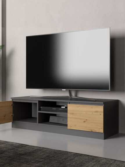 Topeshop RTV 120 ANTR/ARTIS TV stand/entertainment centre 2 shelves