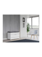 Topeshop OPAL SZAFKA BIEL shoe organizer Closed White