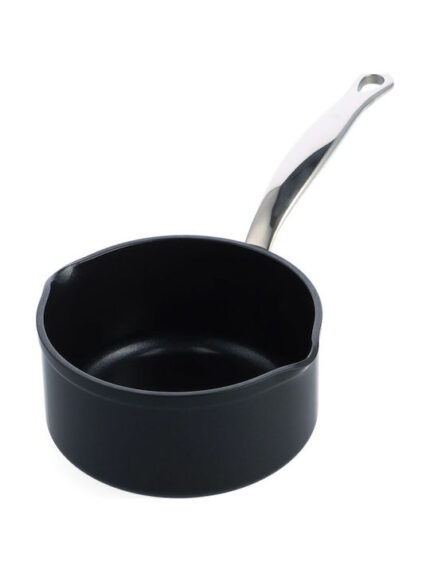 GreenPan Barcelona Pro Saucepan with Spouts 16cm Black