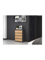 Topeshop M4 ANTRACYT/ARTISAN chest of drawers