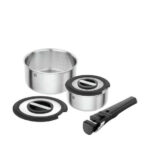 ZWILLING Unlock Kochtopfset 5-tlg, 18/10 Edelstahl