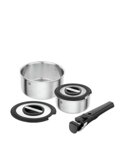 ZWILLING Unlock Kochtopfset 5-tlg, 18/10 Edelstahl