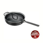 ZWILLING Milano Sauté Pan with Glass Lid 28 cm, Black