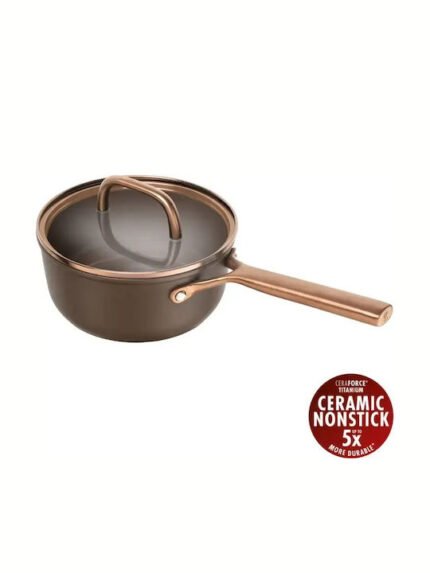 ZWILLING Milano Saucepan with Glass Lid 18 cm, Brown