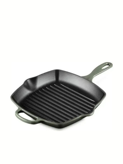 Le Creuset Grill Pan Cast Iron Square 26 cm thyme