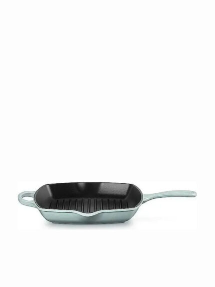 Le Creuset Grill Pan Cast Iron Square 26 cm sea salt
