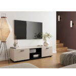 Cama SOHO TV cabinet 140x43x37 cashmere + black