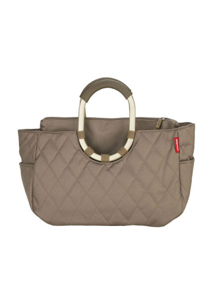 Reisenthel loopshopper M frame rhombus olive