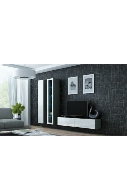 Cama TV stand VIGO 140 30/140/40 sonoma/white gloss