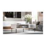 PALAZZO BIS table/latrine 110x60x40 white matte