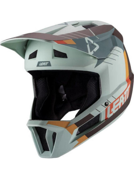 LEATT MTB Gravity 2.0 V25 Full-Face Cycling Helmet Size L mint