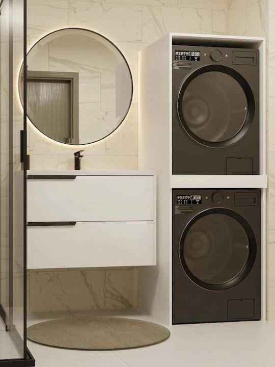 fixedratio_20260609095149_topeshop_epidapedia_rafiera_mpaniou_xylini_leyki.jpeg POLA TWIN WHITE WASHING MACHINE AND DRYER CABINET - Image 1