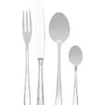 Alessi Caccia cutlery set 24 pcs silver