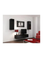 Cama Cabinet VIGO  90  full 90/35/32 black/black gloss