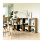 Topeshop MALAX 2X4 ARTISAN living room bookcase