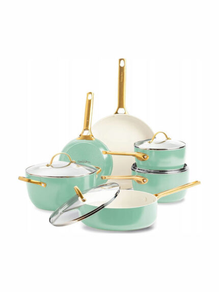 GreenPan Padova Reserve 6 pcs Pot & Pan Set Green