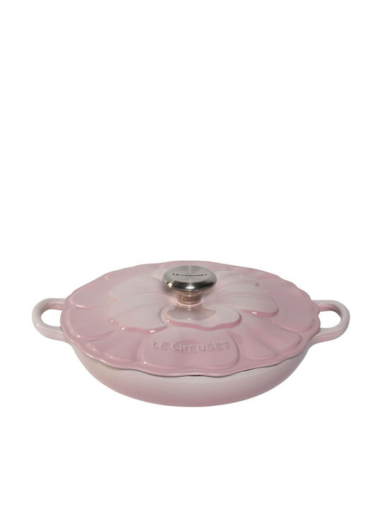 fixedratio_20260619132815_le_creuset_richi_katsarola_26cm_21964267774430.jpeg Le Creuset Gourmet Casserole Flower 26 cm shell pink - Image 1