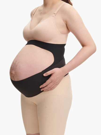 Momcozy Pregnancy Belly Band Pregnancy belt M Black