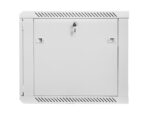 Lanberg Επιτοίχια Καμπίνα Rack 9U 60x60x51.23cm Γκρι WF01-6609-10S - Image 5