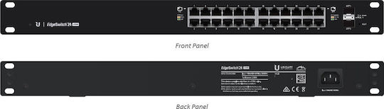 xlarge_16509022-orig.jpg Ubiquiti ES-24-250W network switch Managed L2/L3 Gigabit Ethernet (10/100/1000) Power over Ethernet (PoE) 1U Black - Image 1